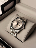 Chairman Executive Automatic Watch| Silver Dial with Fluted Bezel|  Jubilee Bracelet