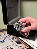 Chairman Executive Automatic Watch|  Slate Gray Dial with Fluted Bezel|  Jubilee Bracelet