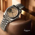 Chairman Genève Luxury Roman Dial Stainless Steel Watch - Classic Design